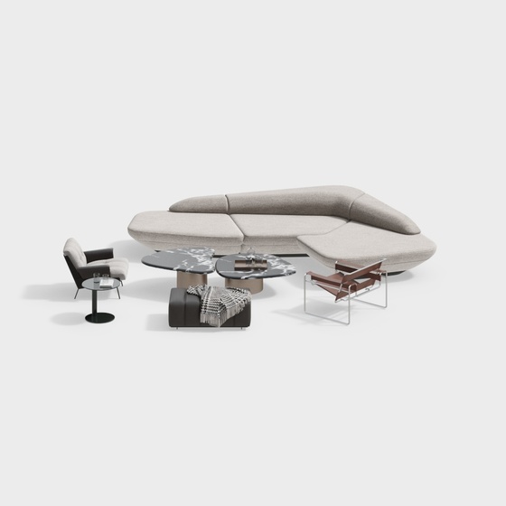 Minotti Modern sofa combo