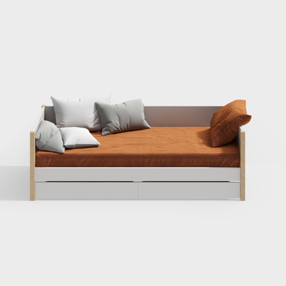 现代儿童沙发床3D模型