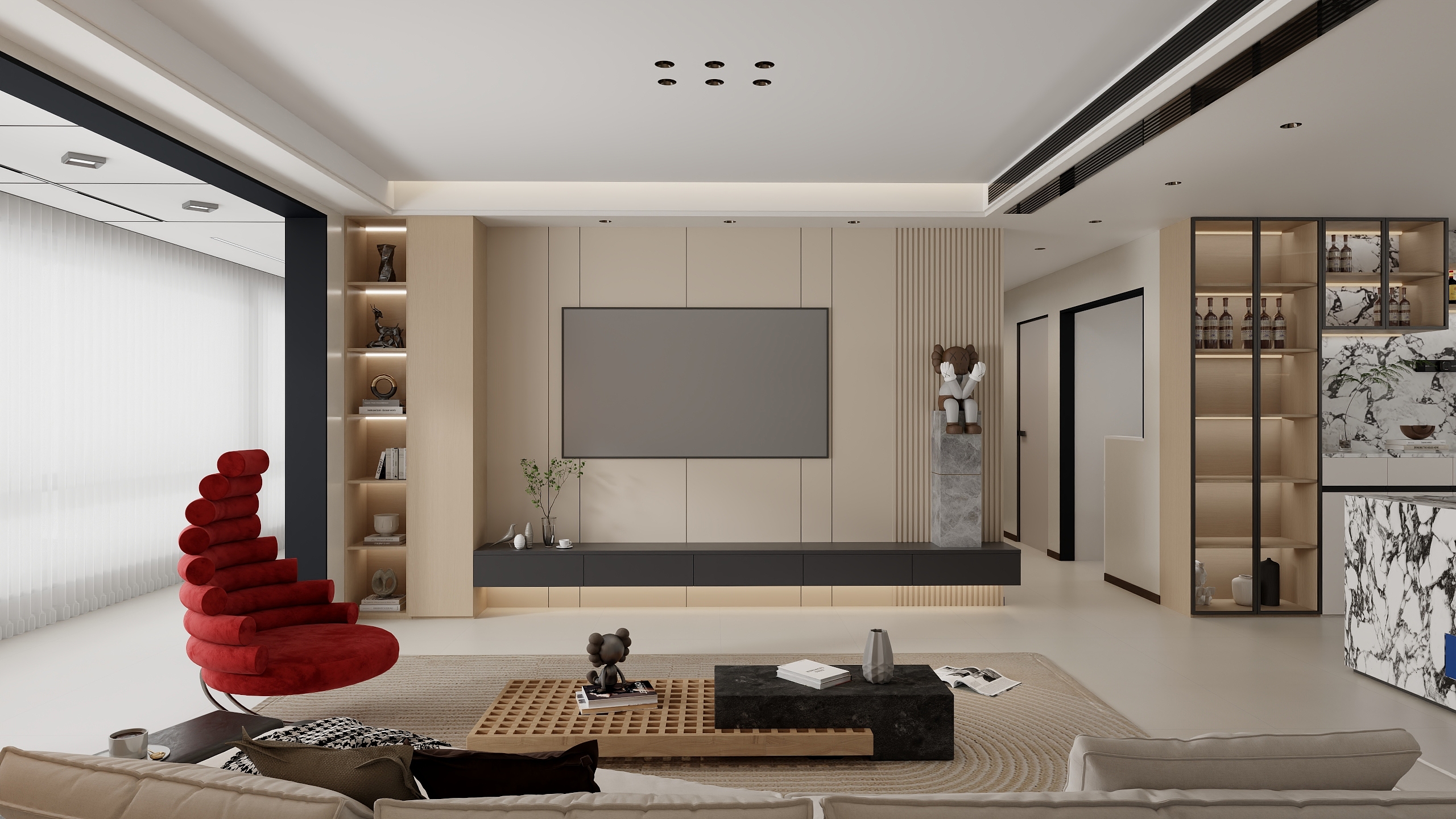 欧派全案设计师-陶工-碧桂园现代简约180平-装修设计方案