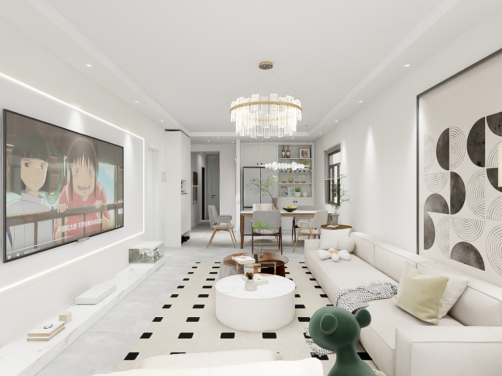 张家口匠语装饰-城市花园效果图-副本-装修设计方案