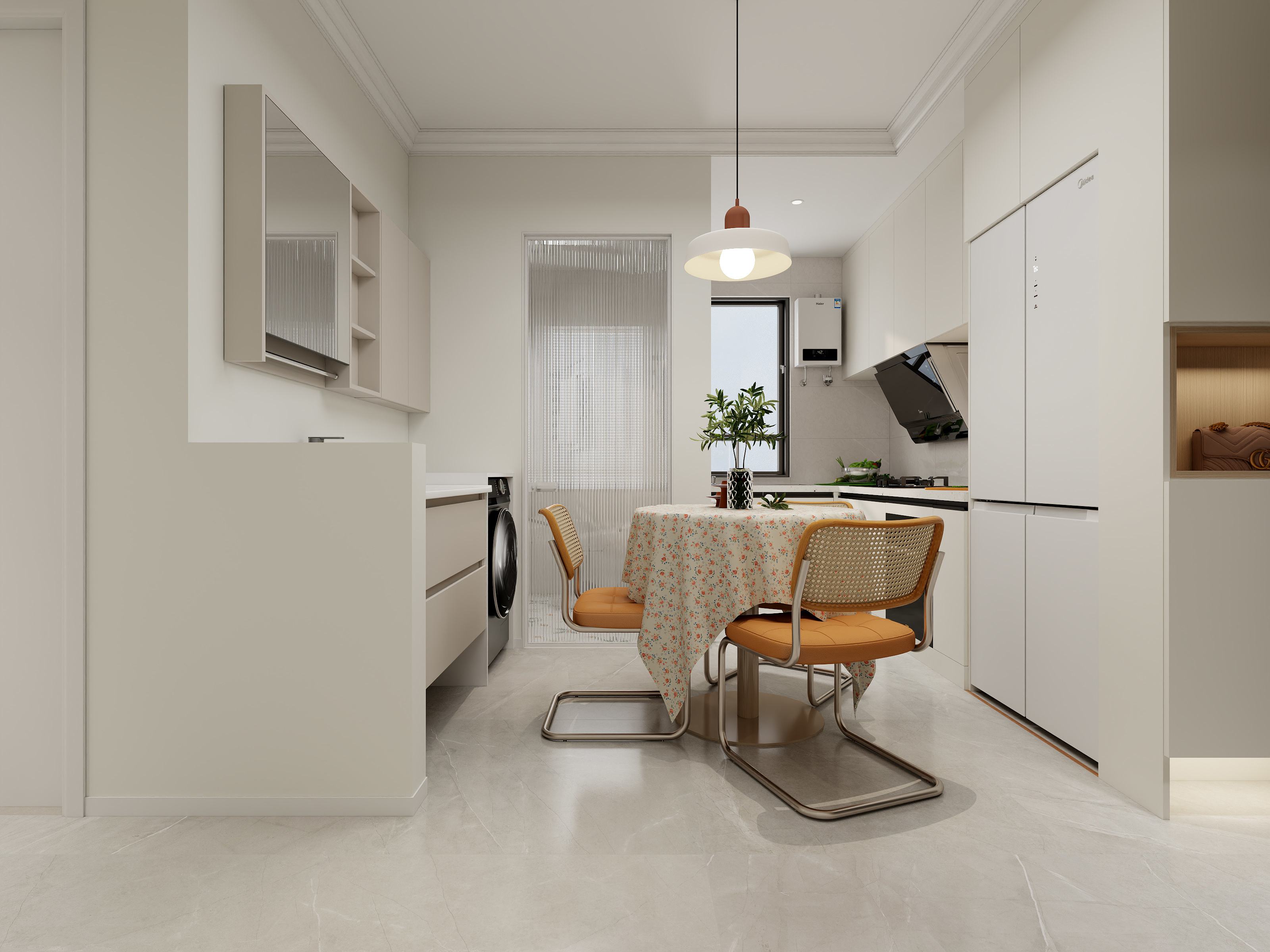 李青越-70平方现代简约两居室装修效果图