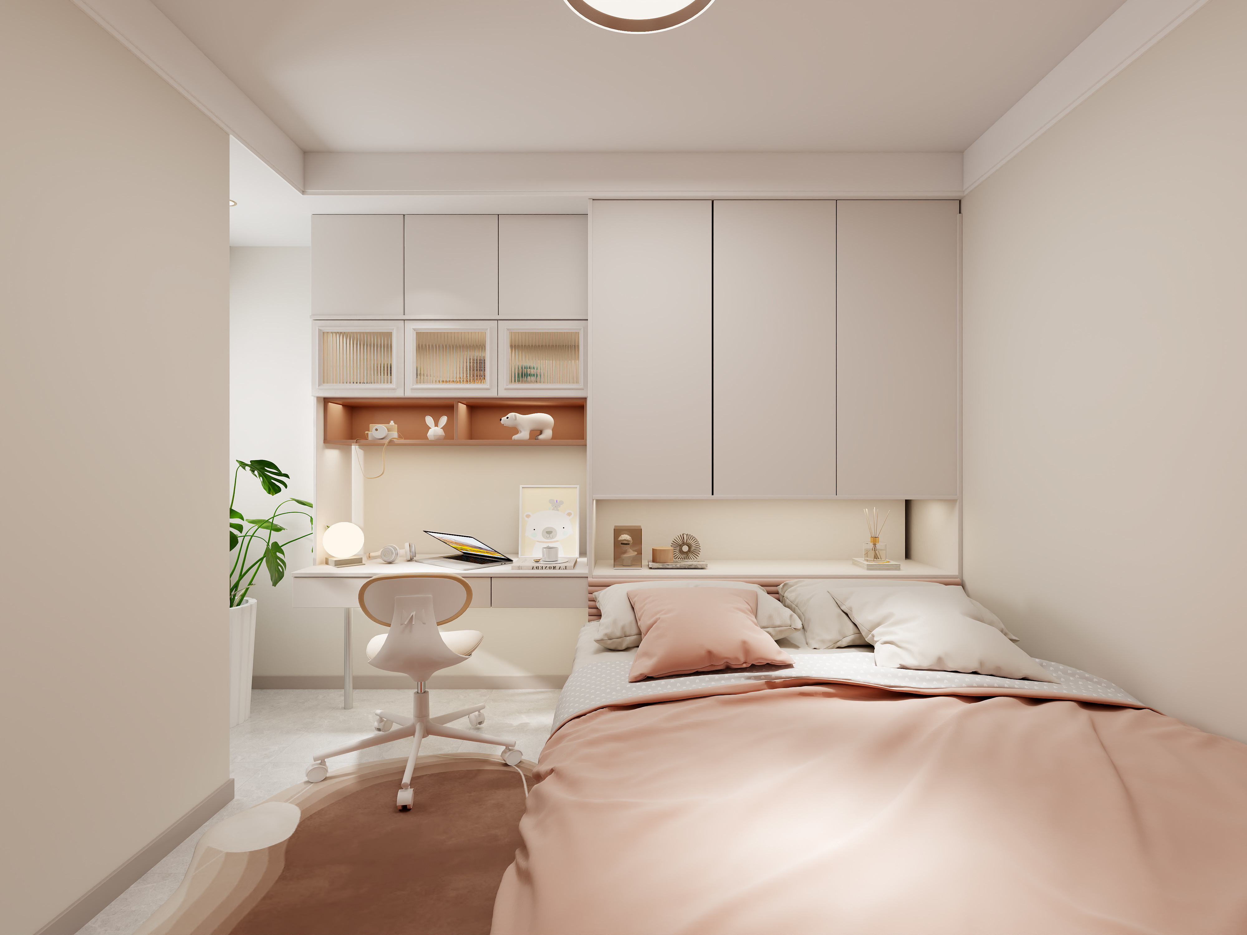 艺雅丽-84平现代简约装修效果图