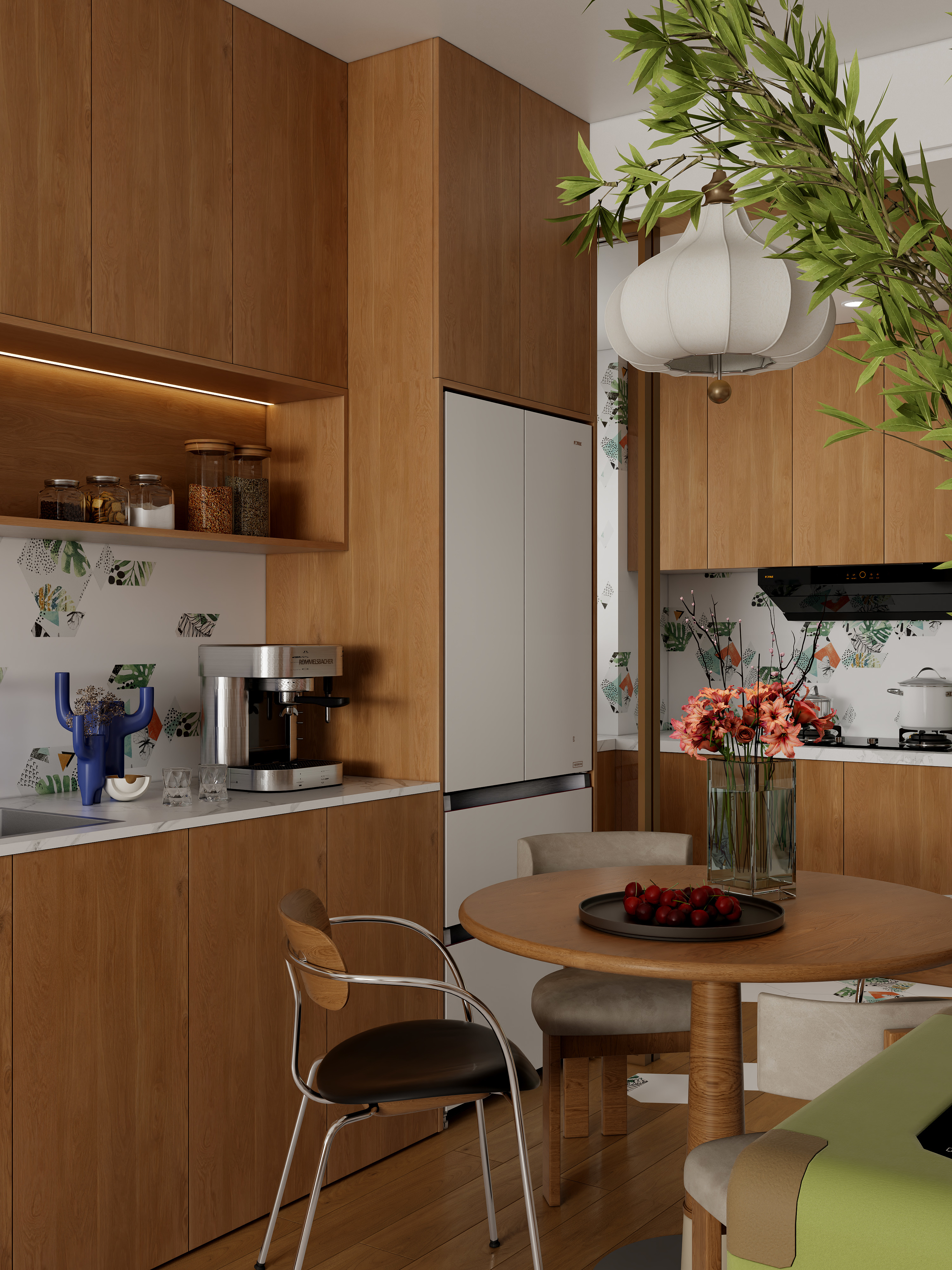 QC設記-博林天瑞3栋森林原木风-装修设计方案