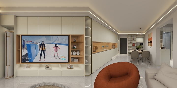 刘仕华-保利大都会27栋95㎡2室-定-装修设计方案