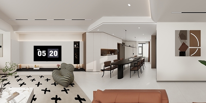 李波设计是空-乌蒙水乡二期高总雅居-装修设计方案