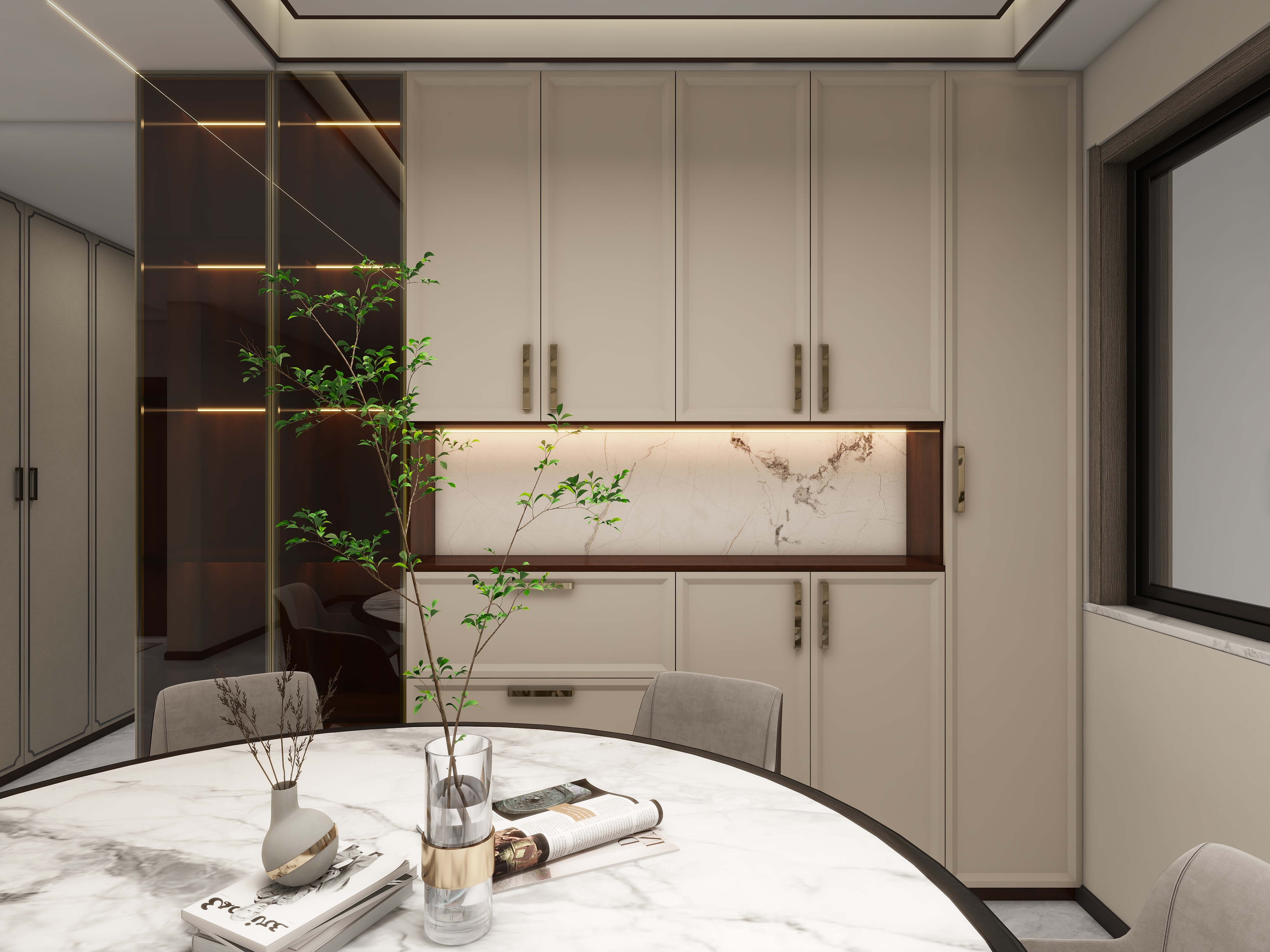 charity.-新中式旧房改造装修效果图