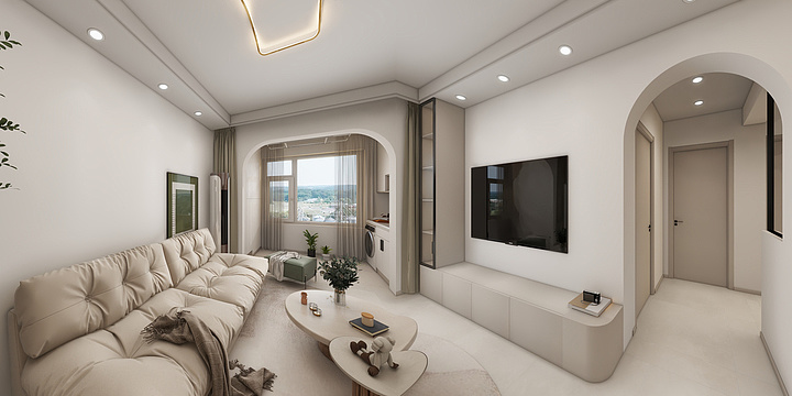 张天欣-四季花园二期E89平-15-1-1602任女士2.0-装修设计方案