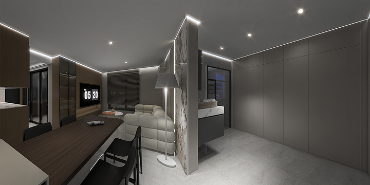 爱微出品必属精品-文景大改两室80㎡-装修设计方案