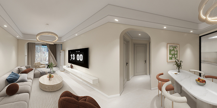 设计是空Zero-恒河时代城4-2606-装修设计方案