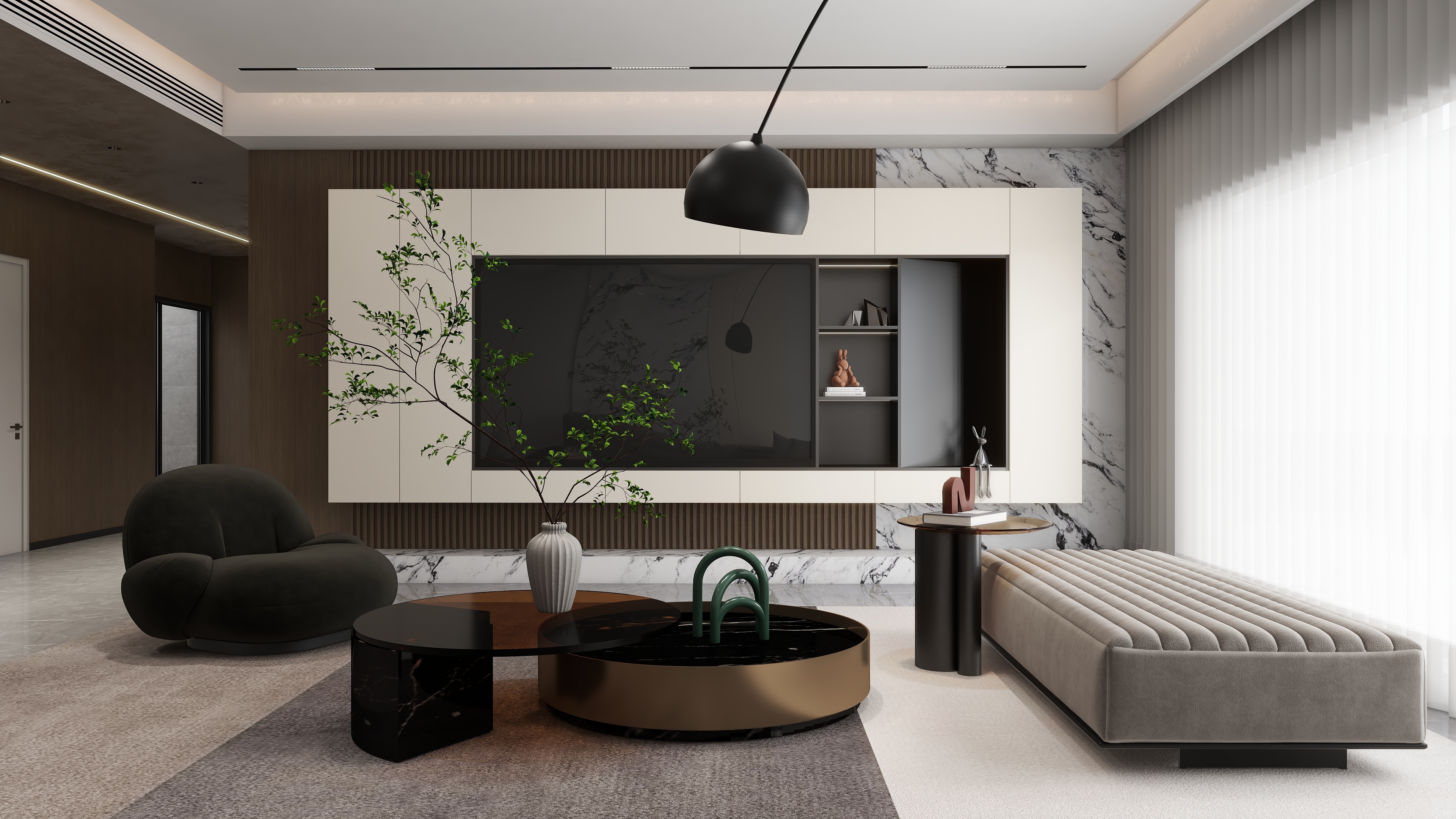 邓显俞-【轻奢风】闲林山水300m²别墅-装修设计方案