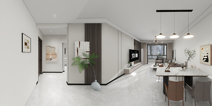 嘻咪-天润家园118㎡-装修设计方案