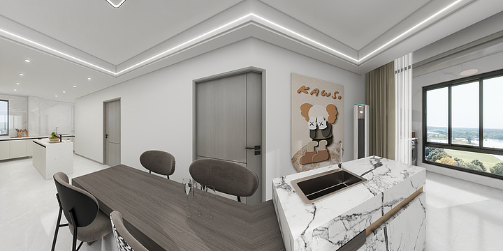 羽天雨地-阳光城翡丽湾20-307、308第二稿-装修设计方案