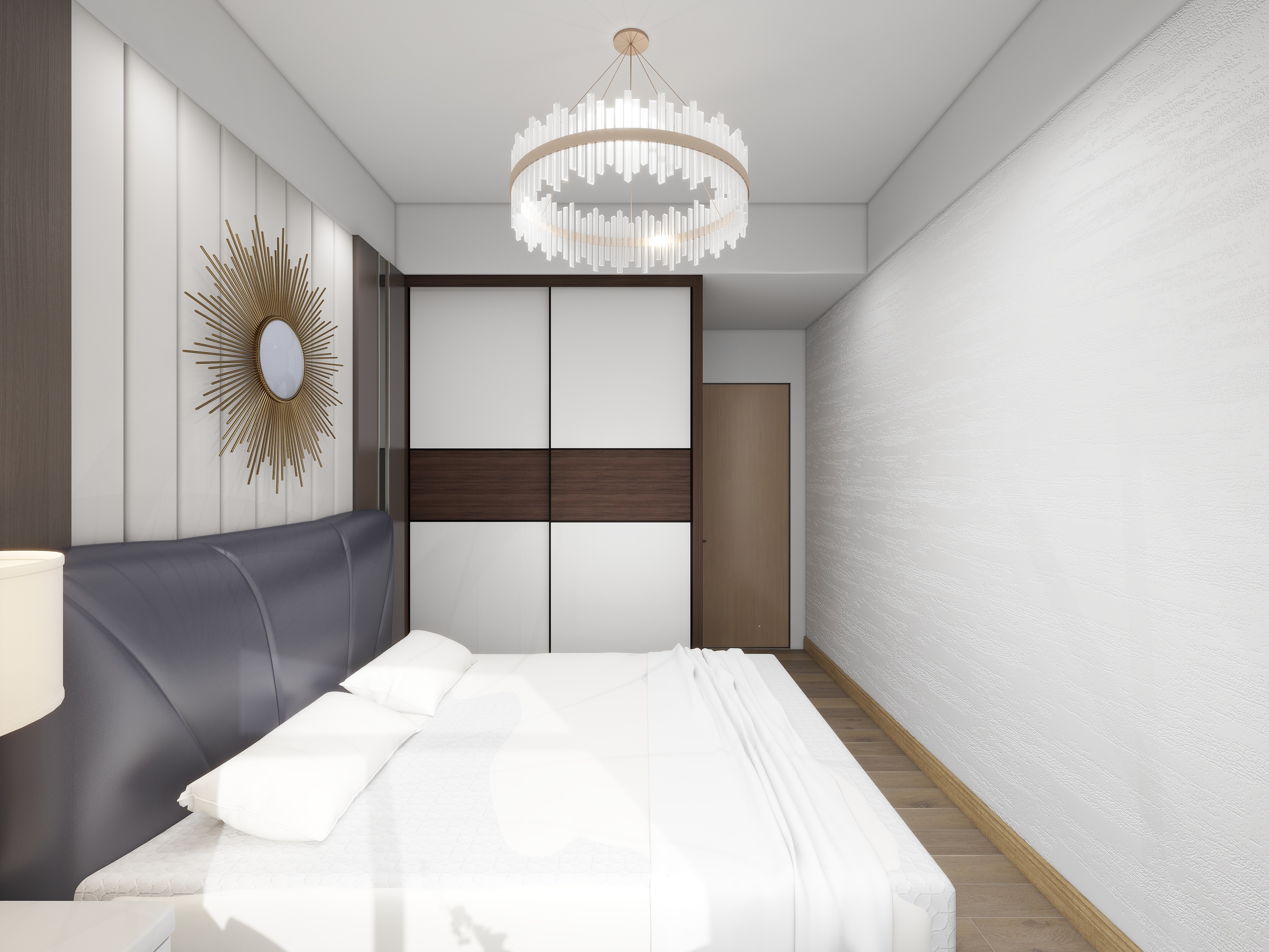 致娴小筑-河畔府邸现代简约148㎡4室装修效果图