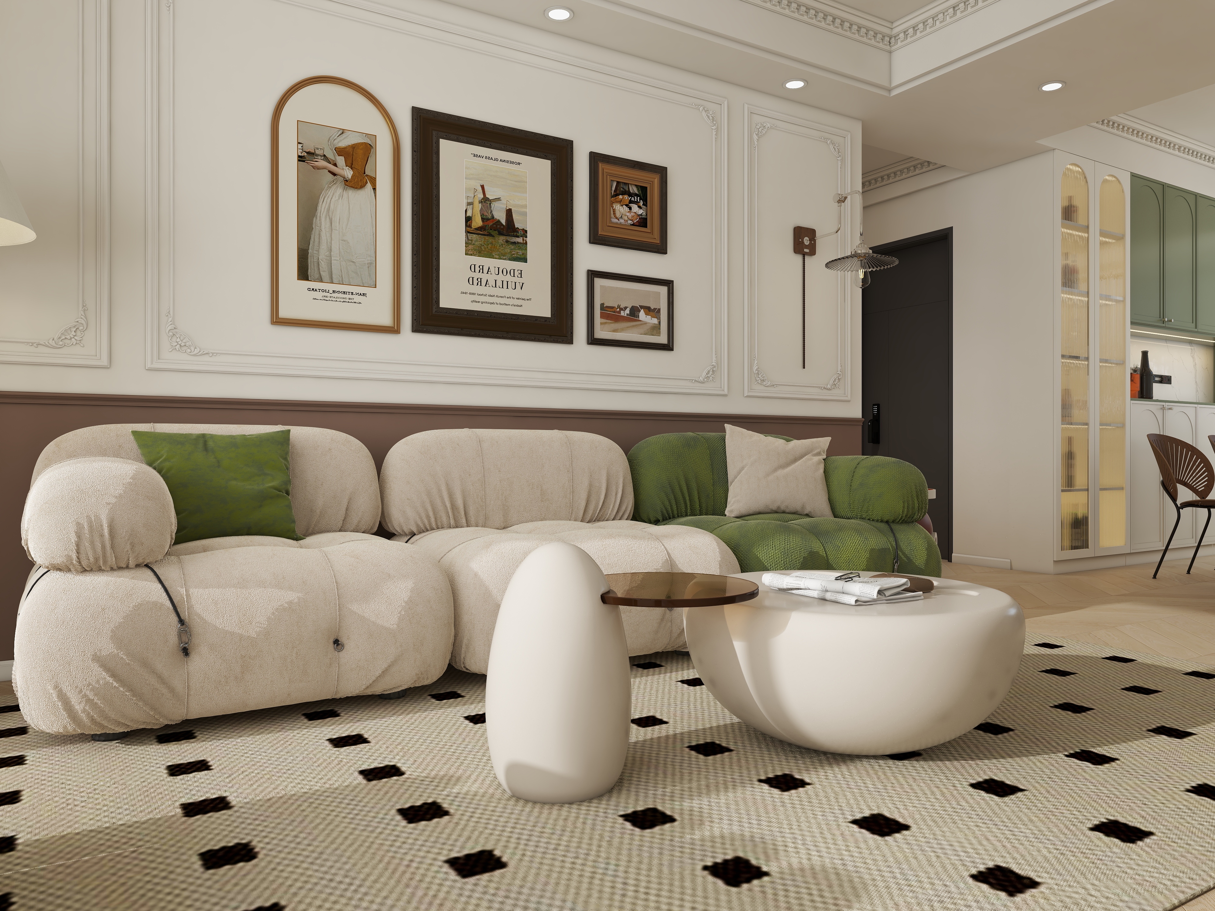 志强V-御龙国际120-装修设计方案