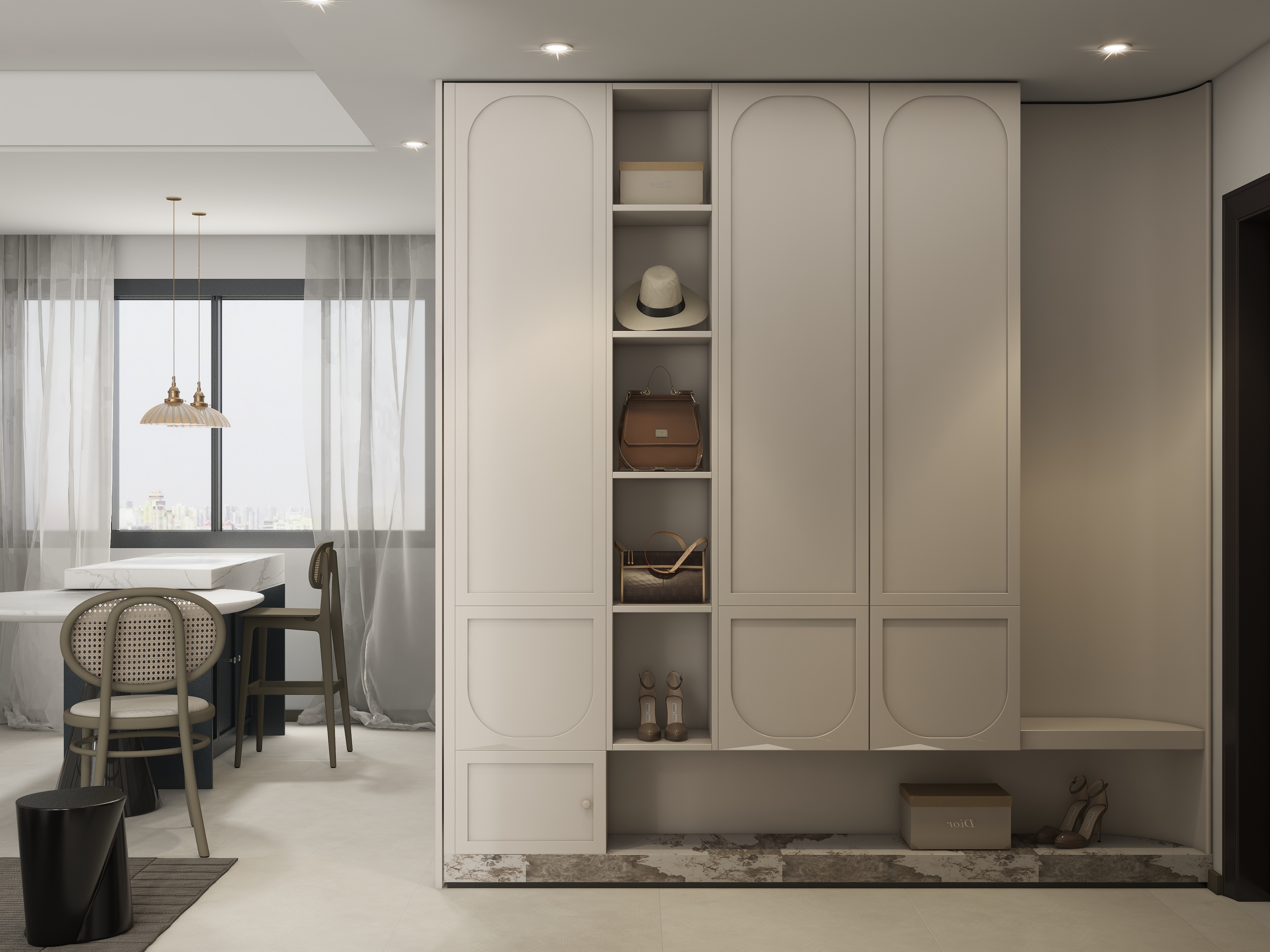 设计师珂源-华锦花园129㎡3室装修效果图