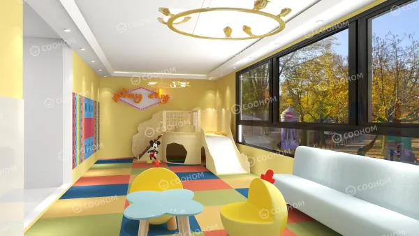 Paediatric play area and consultation room