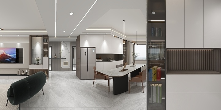 Mr言-三居室-现代风~-装修设计方案