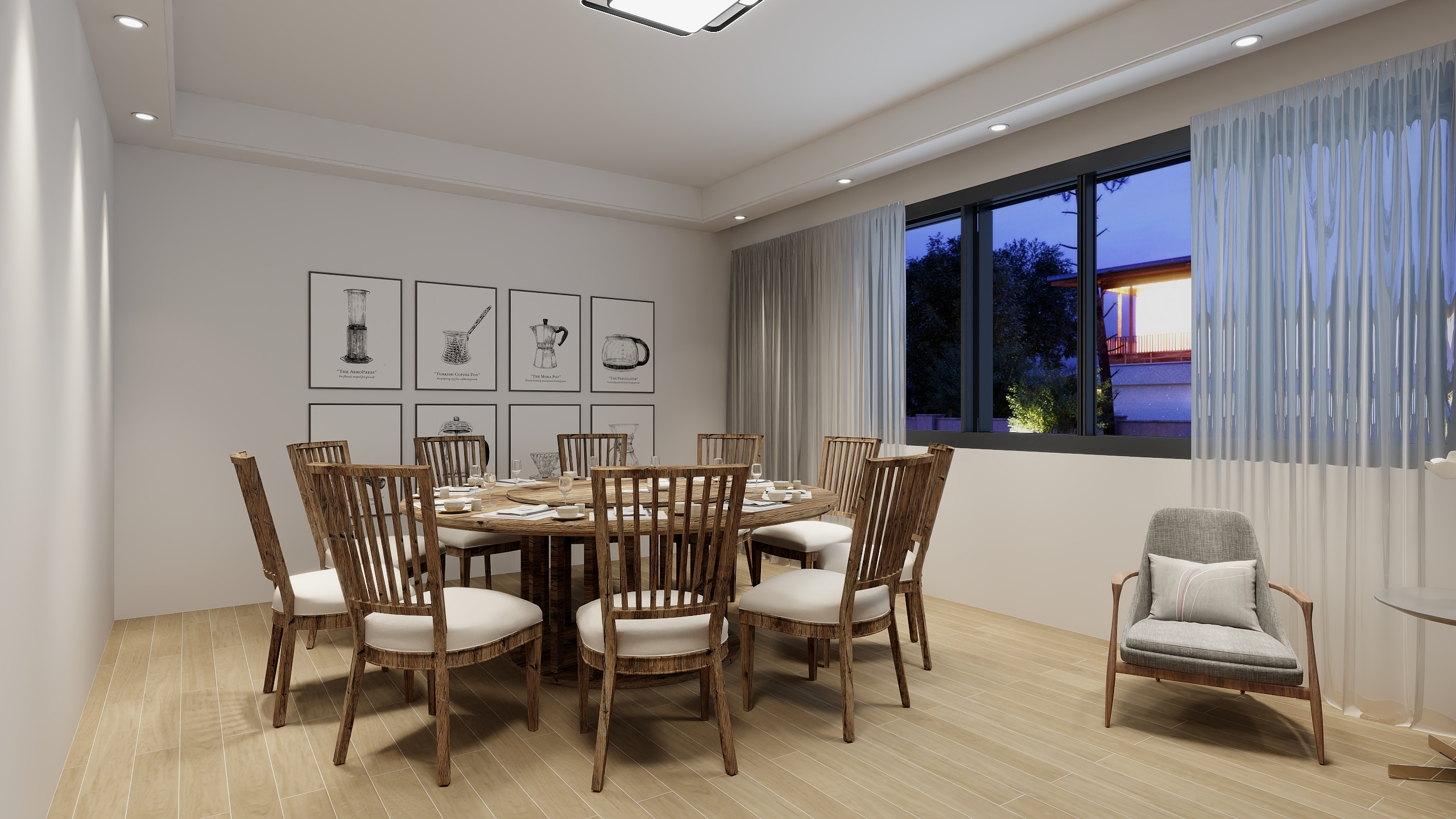 倪伟华-休闲区及包房-装修设计方案