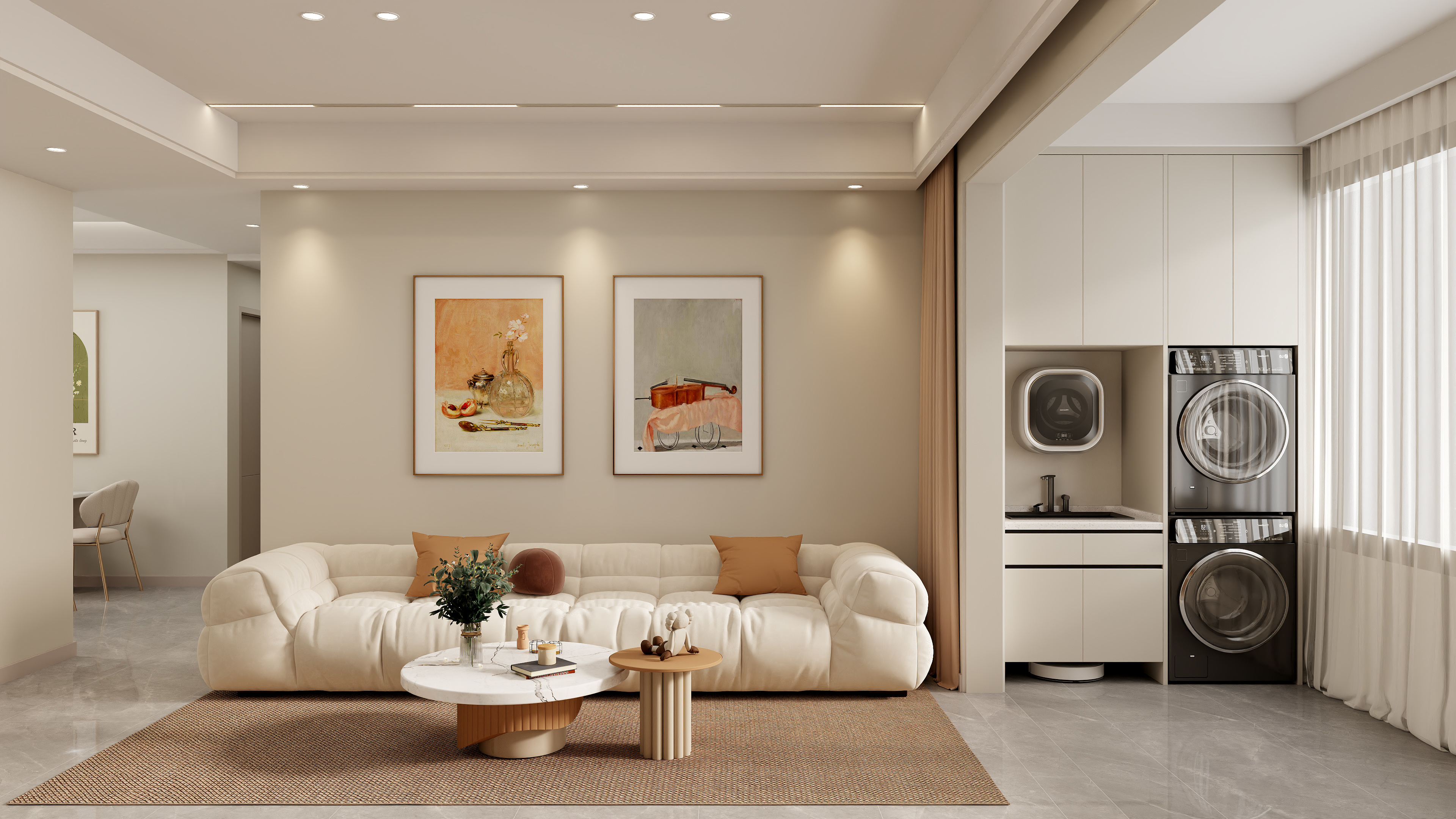 壹诺设计工作室-奶油风 装修效果图