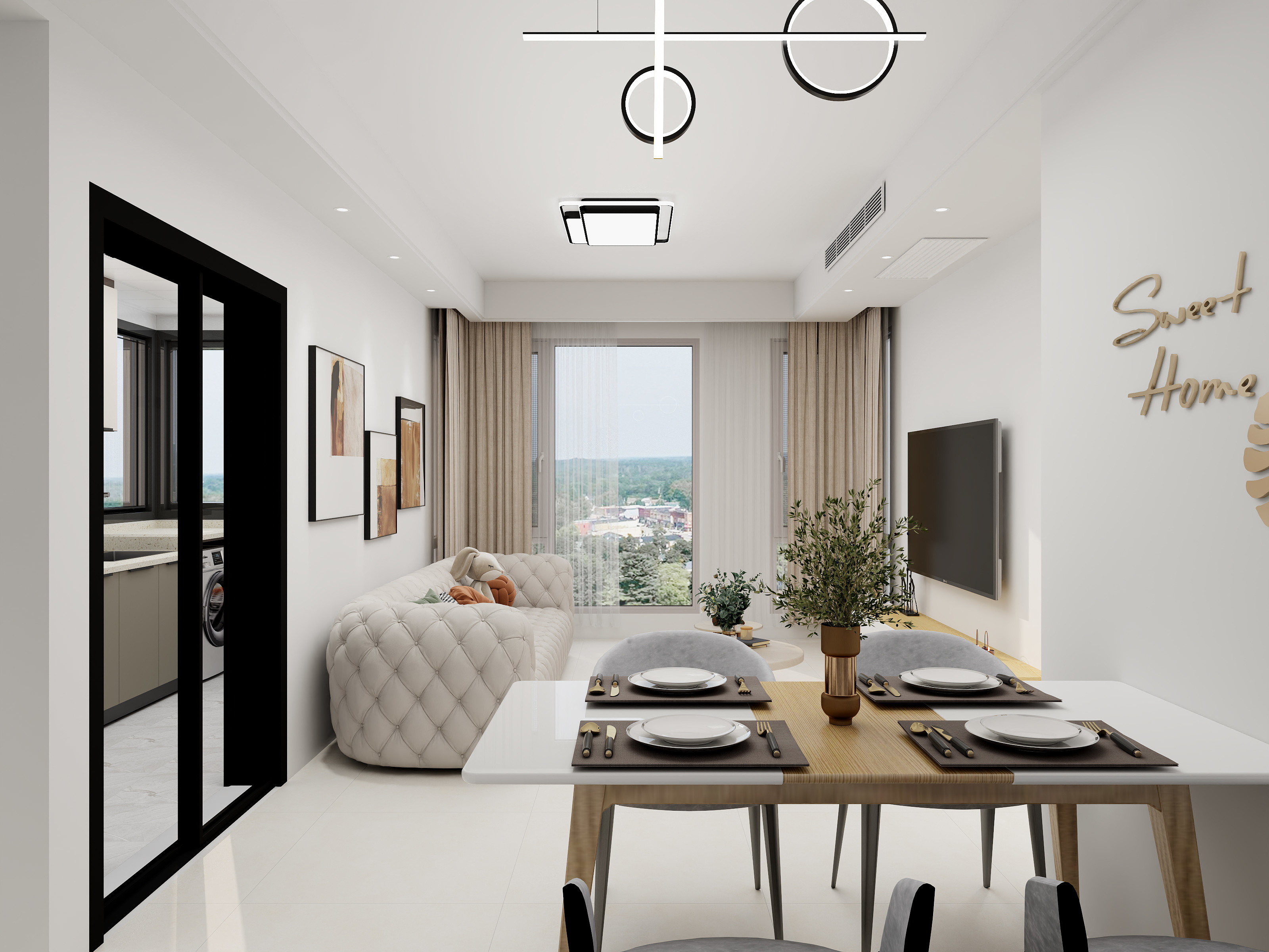 逍遥游90-阳光江山公园城12-2-1103-装修设计方案