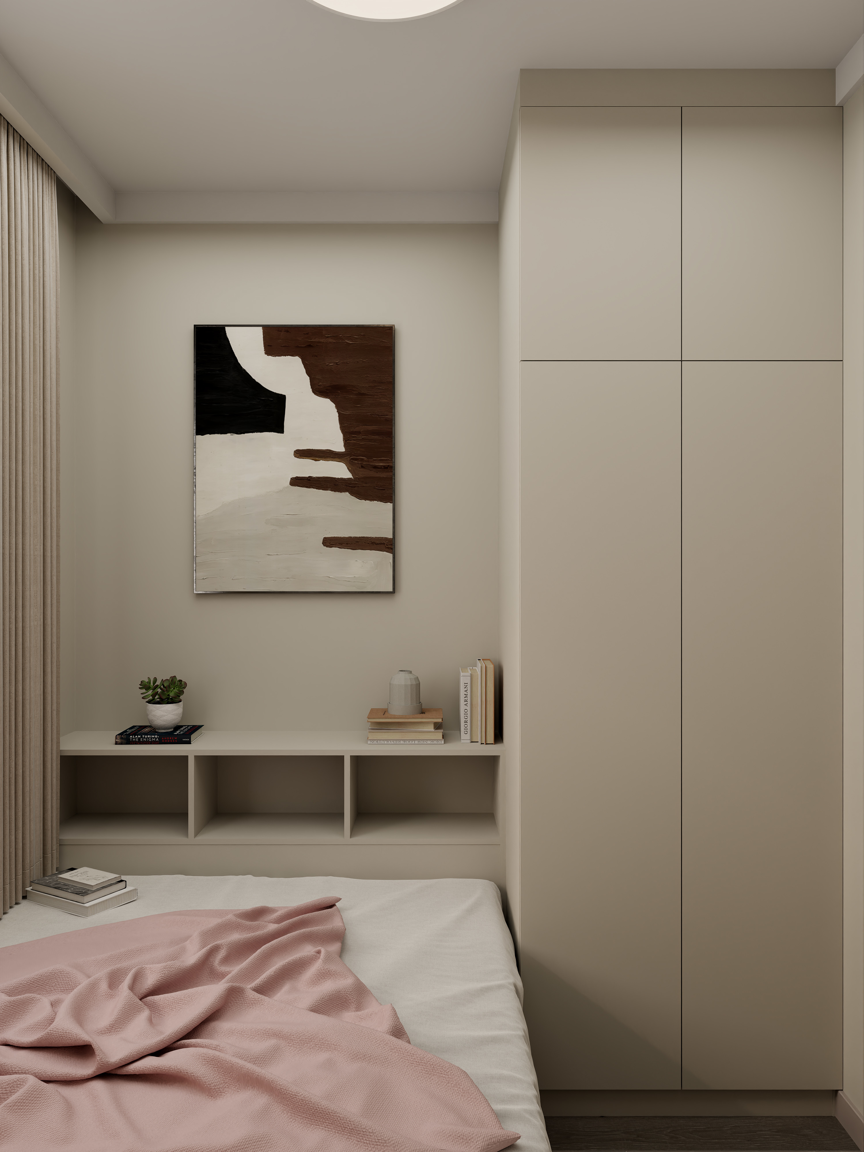 壹诺设计工作室-奶油风装修效果图