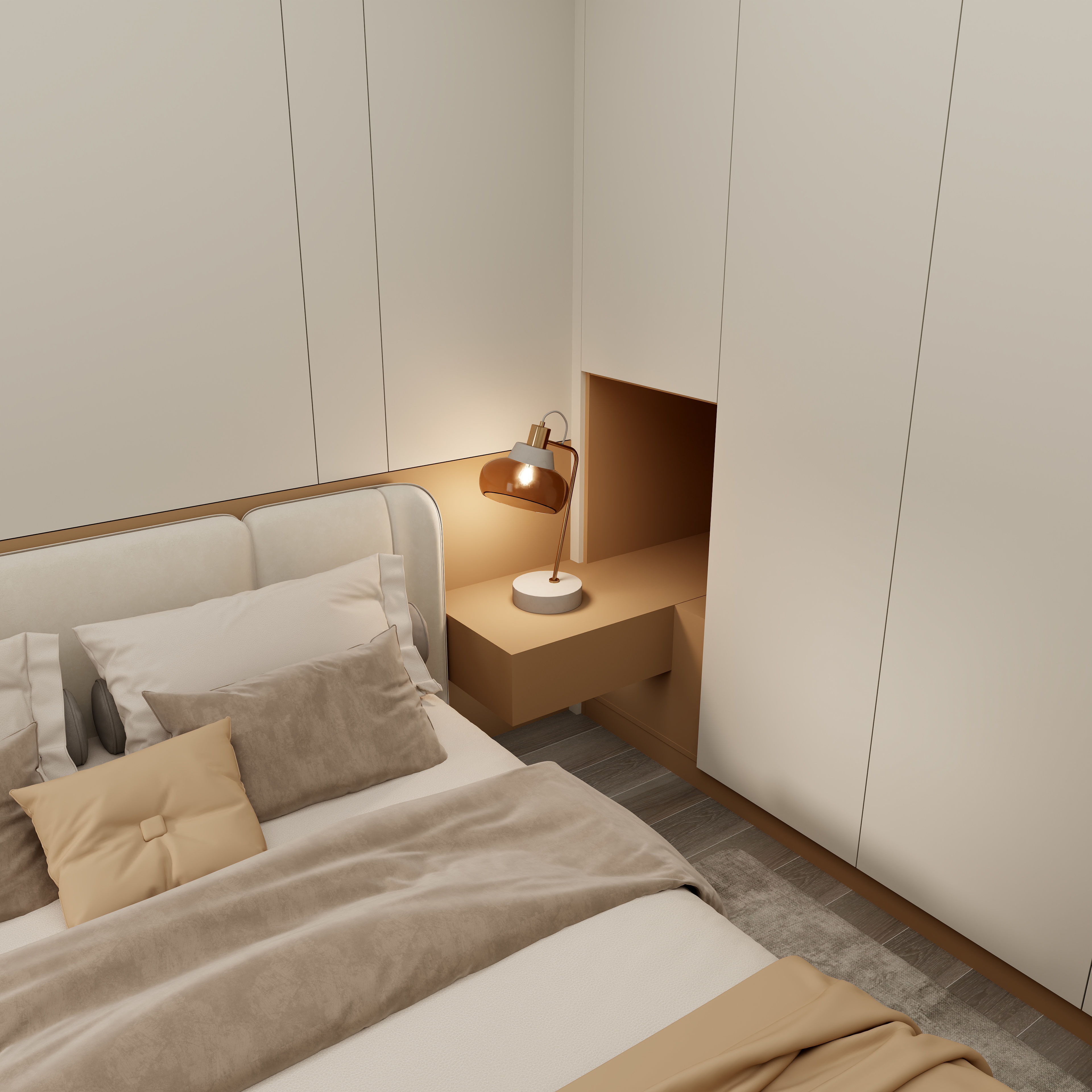 壹诺设计工作室-奶油风装修效果图