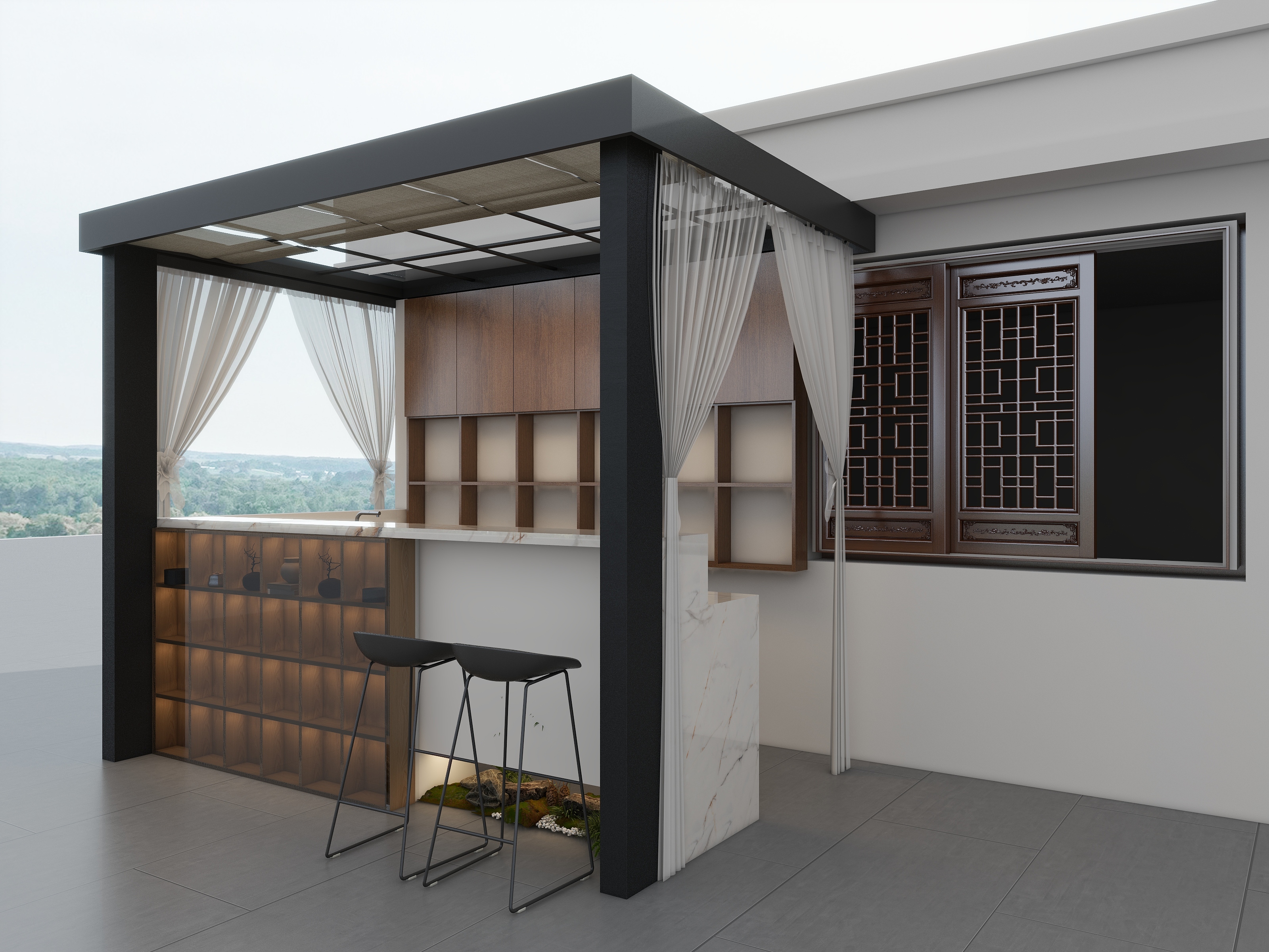 做设计的李花花-杨义 （秀山院子）-装修设计方案