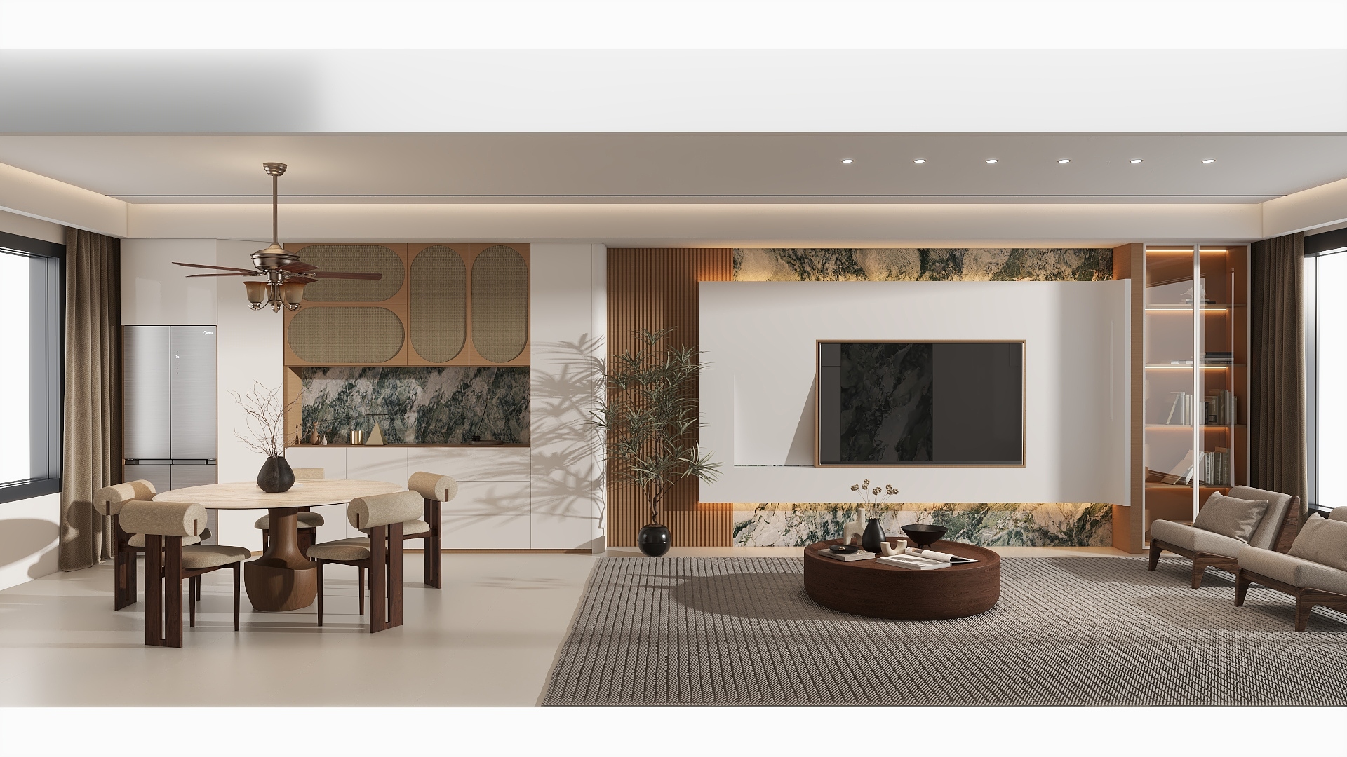 臣工装饰王亚东-轻奢客餐厅-副本-装修设计方案