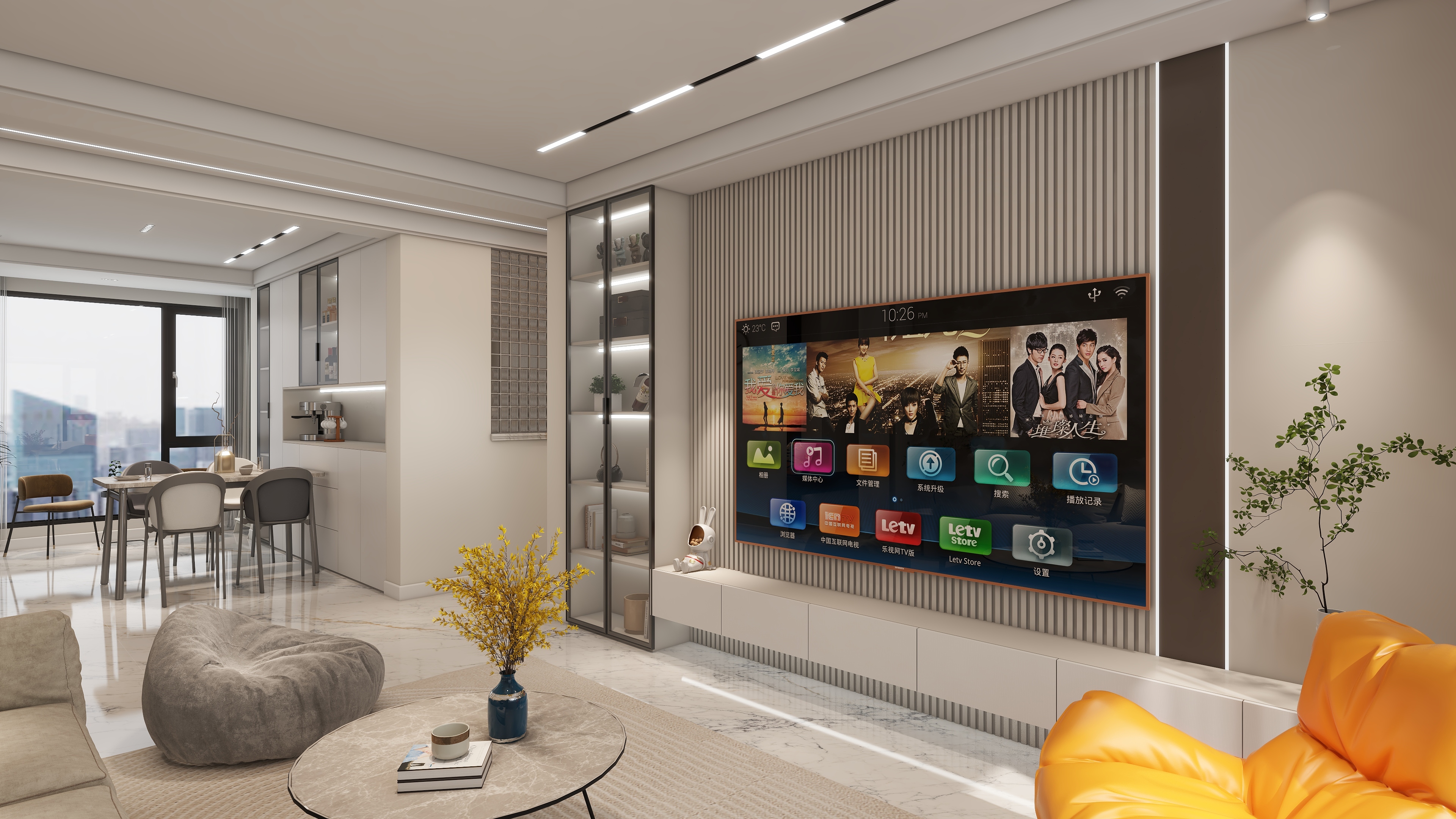 刘志丰-嘉宝花园134平装修效果图