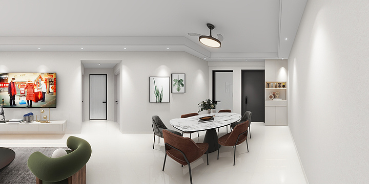 梵兴设计-御林景苑B12栋902-装修设计方案