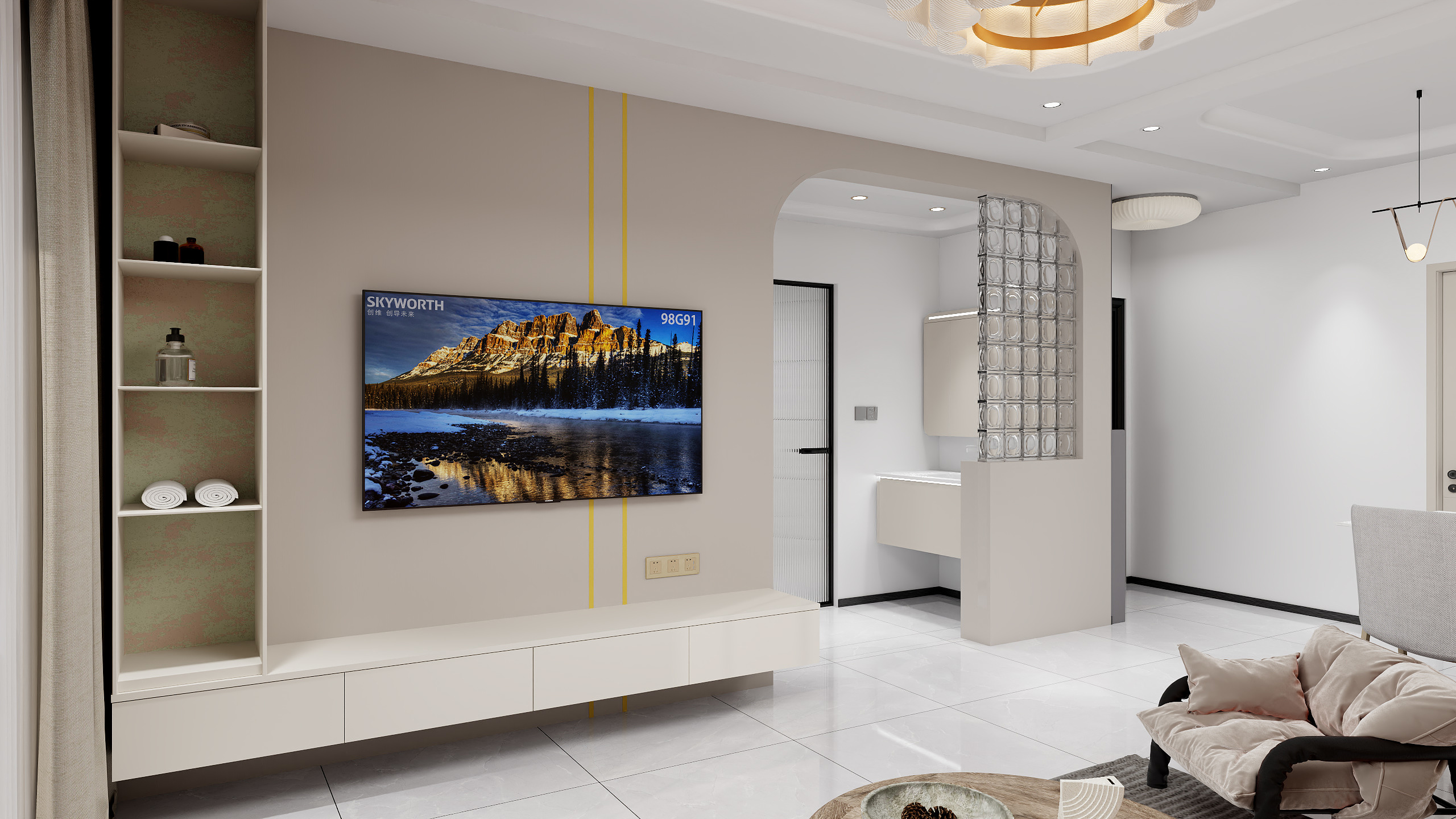 玖创设计-C区-两室-装修设计方案