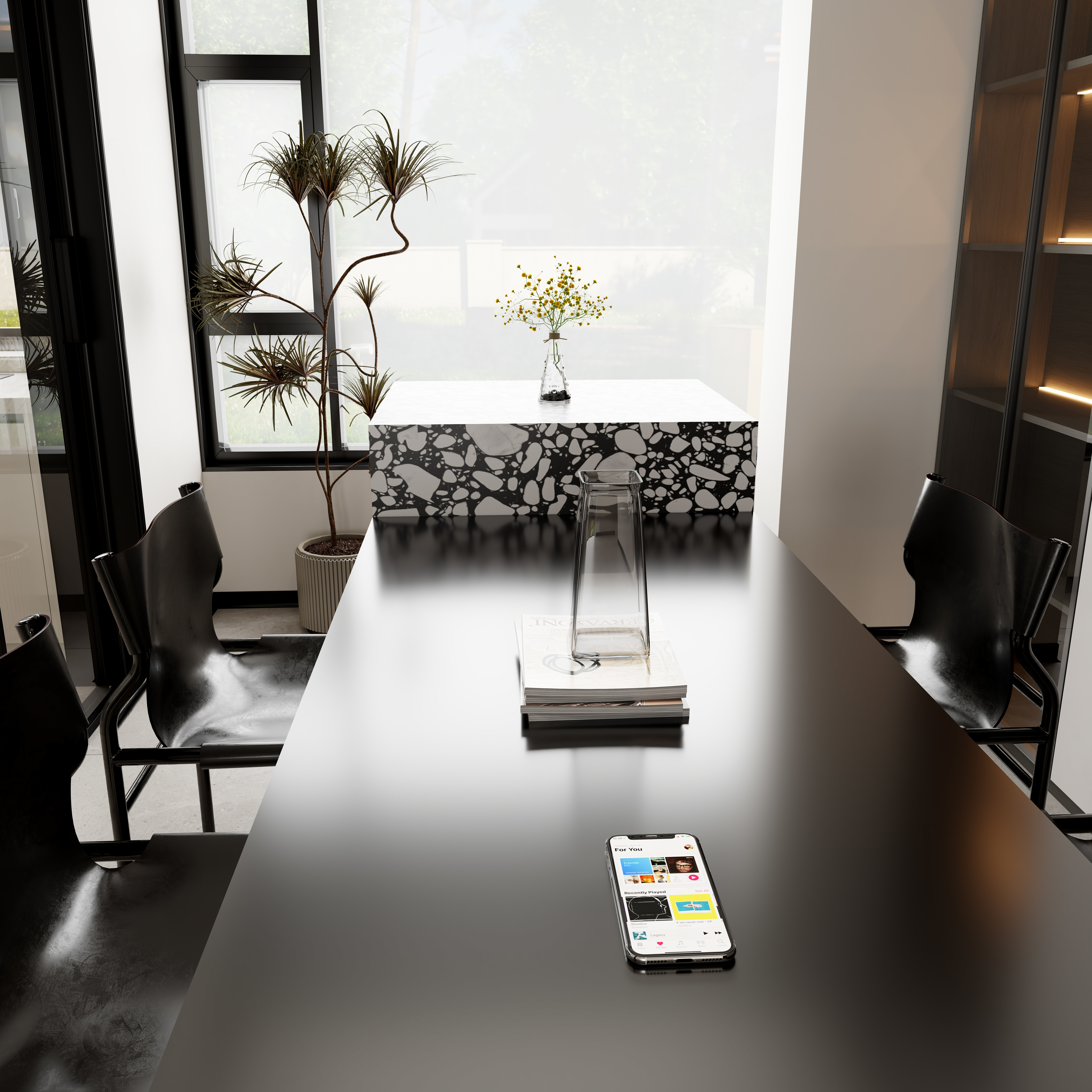 白藏啊-134㎡4室意式极简-装修设计方案