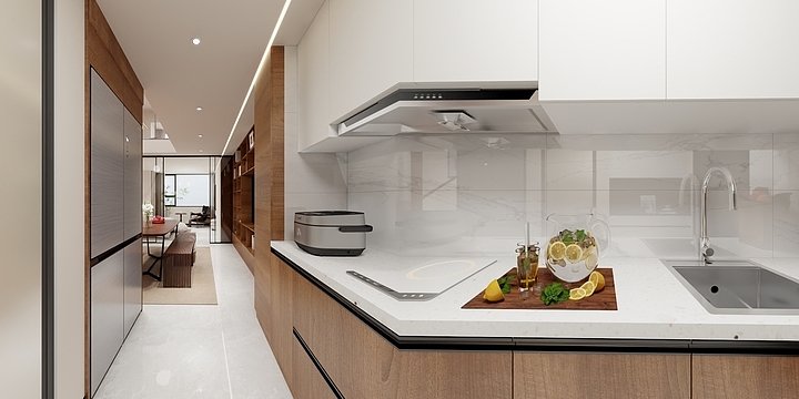 陈设计在青岛-绿地中心loft,T1-1610室-副本-装修设计方案