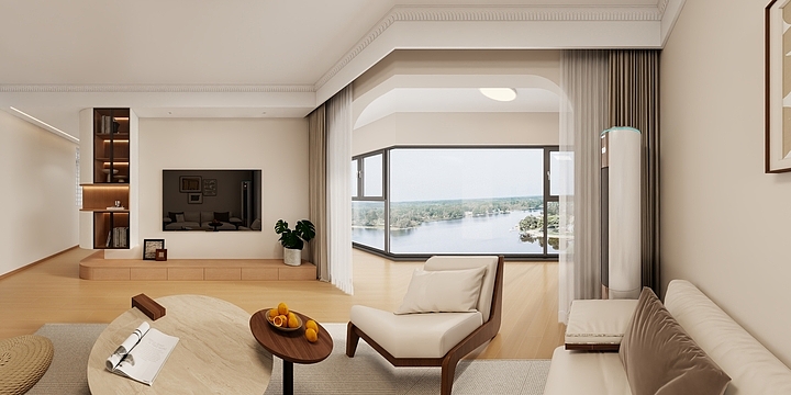 橙尘-保利悦都效果图【二】-装修设计方案