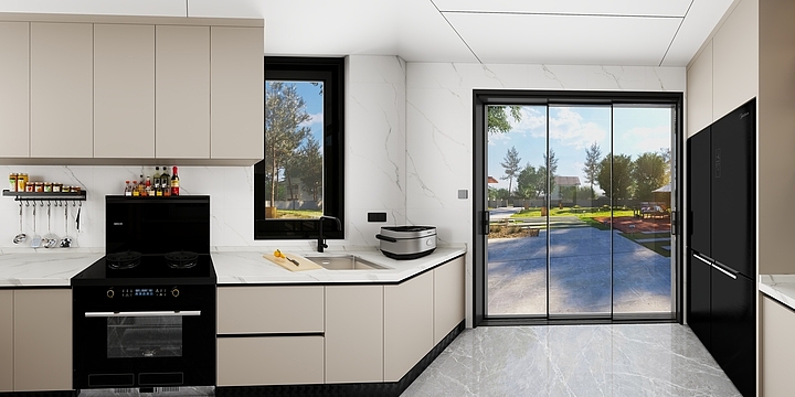 森歌厨柜雨登-金路村程总厨房-装修设计方案