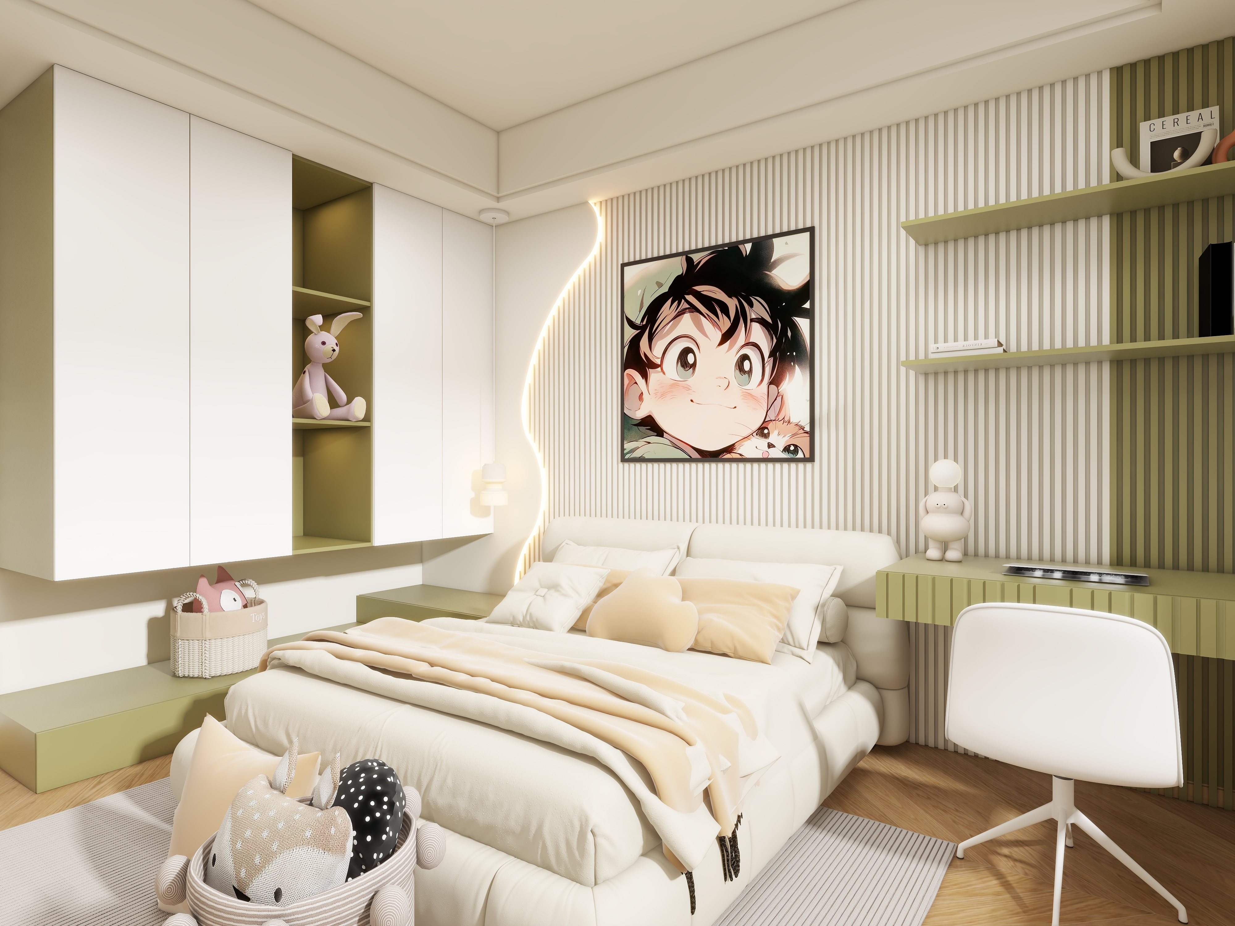 繁星*-157㎡4室装修效果图