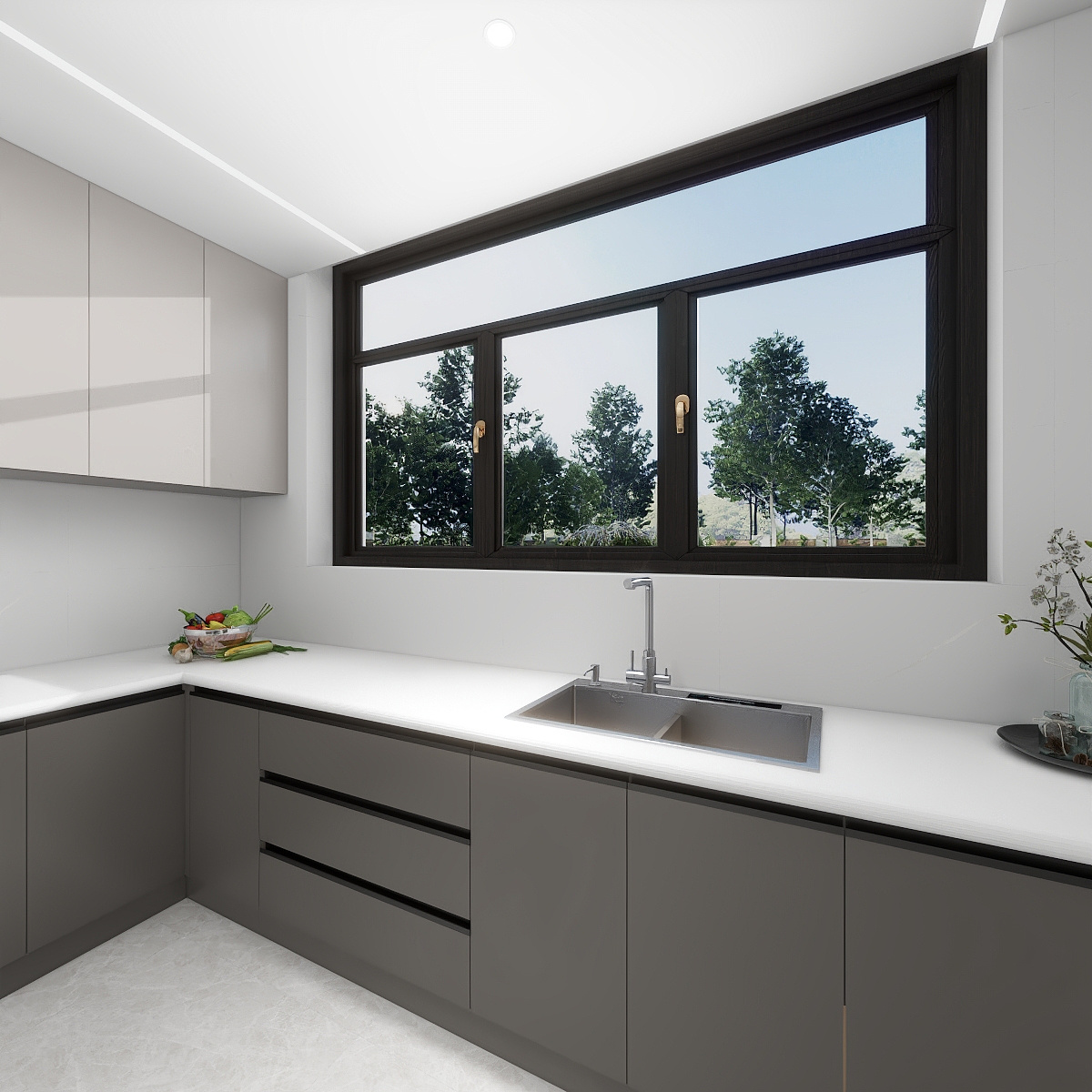 张天欣-新中式三室装修效果图