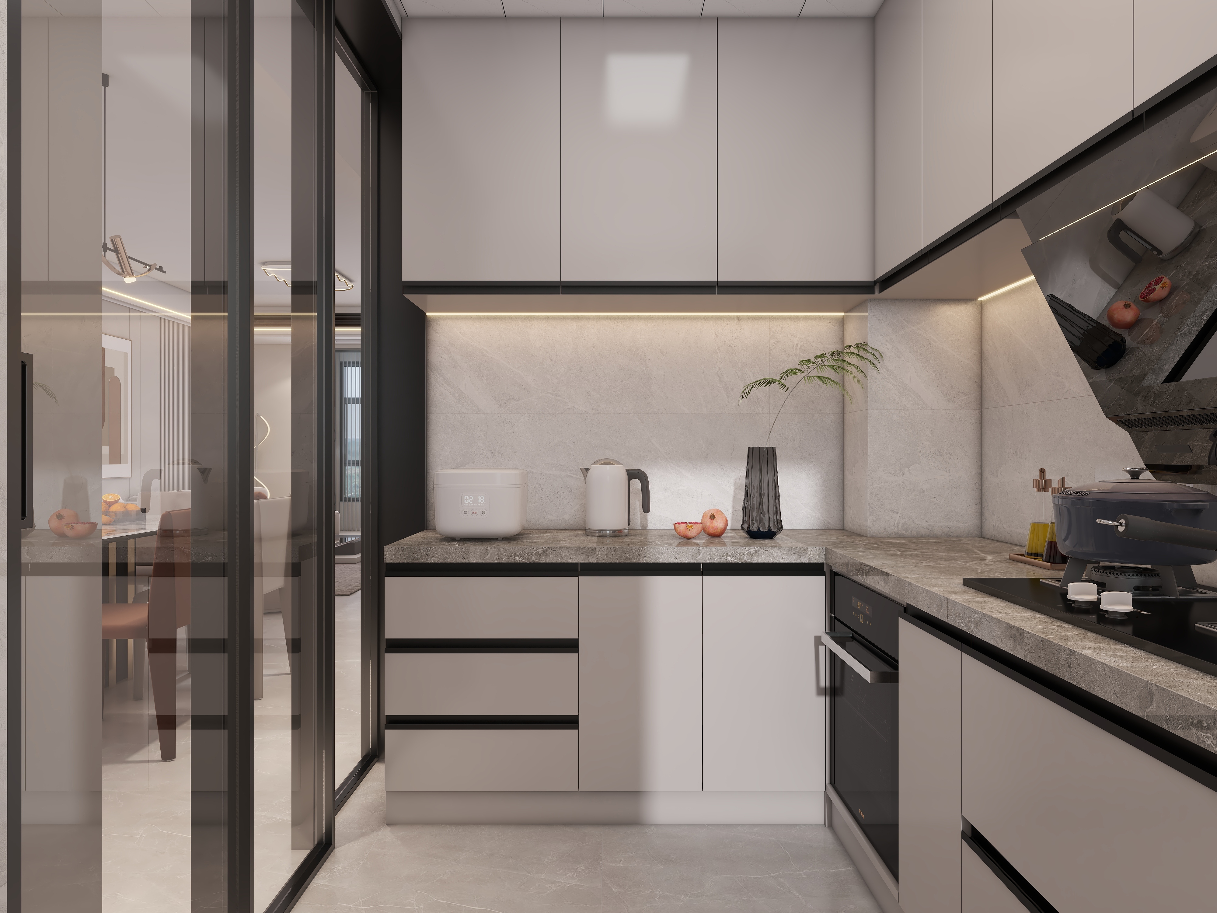 李佳洋-现代轻奢意式风格装修效果图