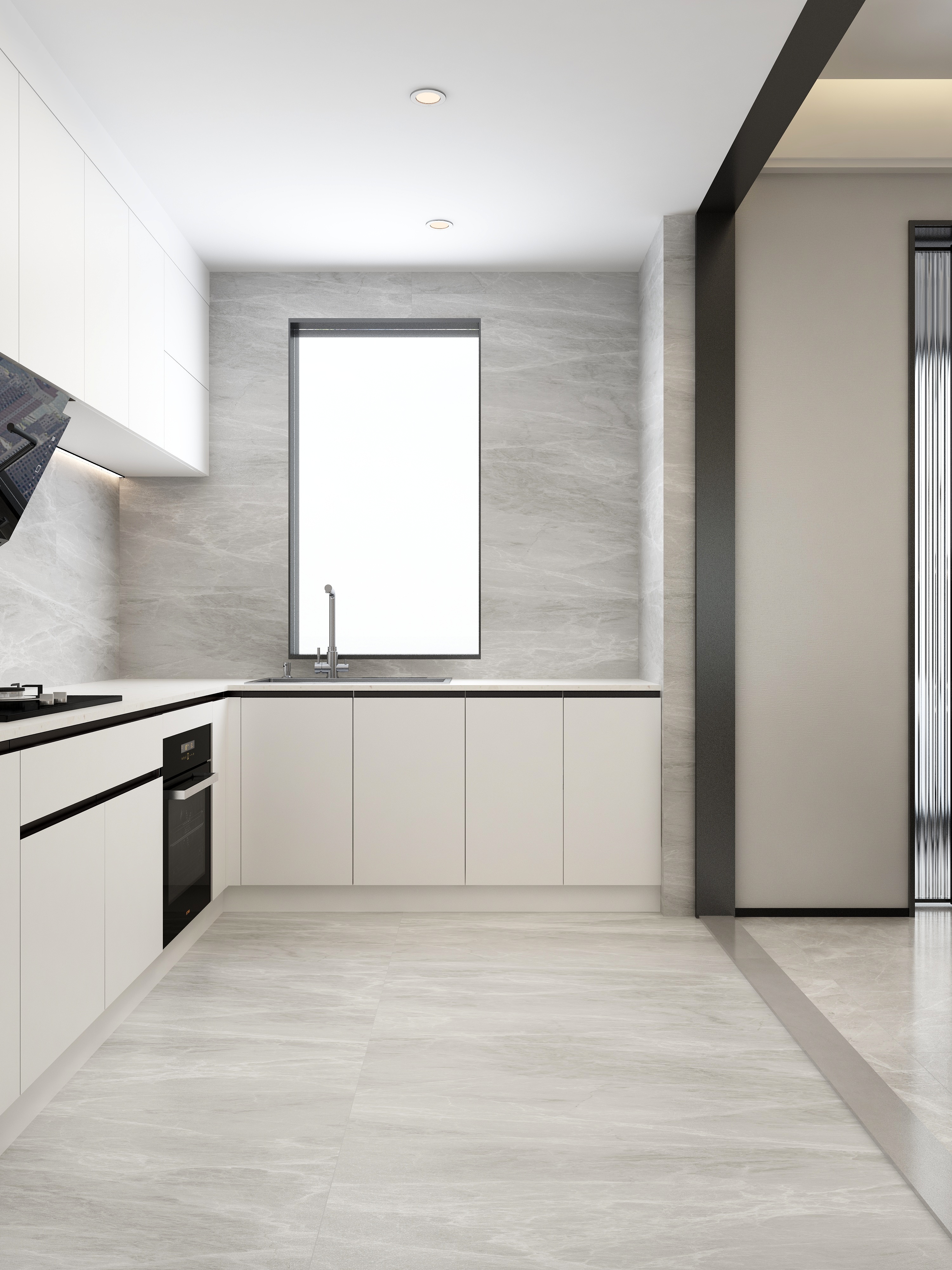 张煜强煜境设计-161平现代简约五居装修效果图