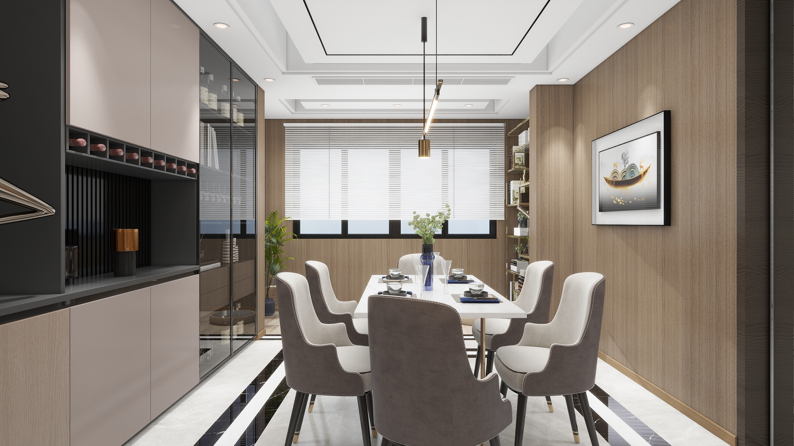 设计师I曹康延-万山华府179㎡3室装修效果图