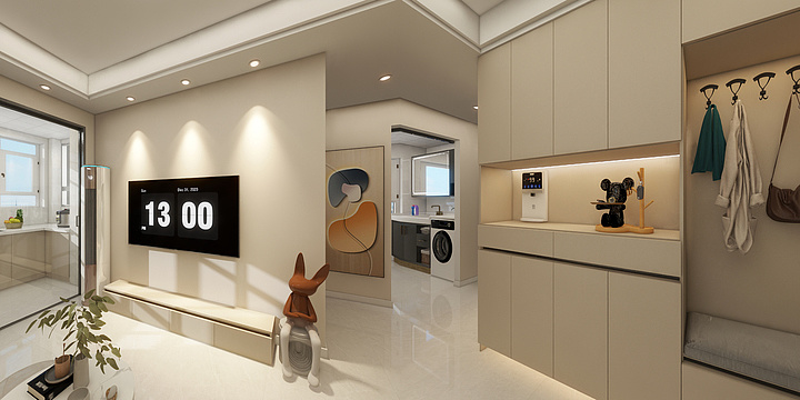 只做适合自己的家-下史公寓4-1501-装修设计方案