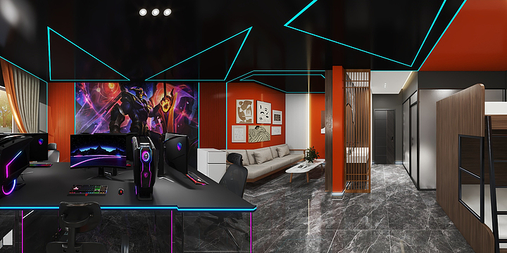 @设计师@-电竞酒店-装修设计方案