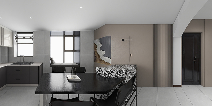 吴岸设计-106㎡3室-装修设计方案