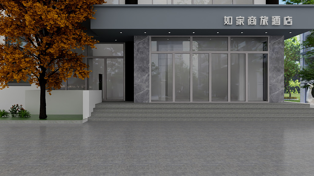 是阿婷-如家总部基地店平面布置方案一-装修设计方案