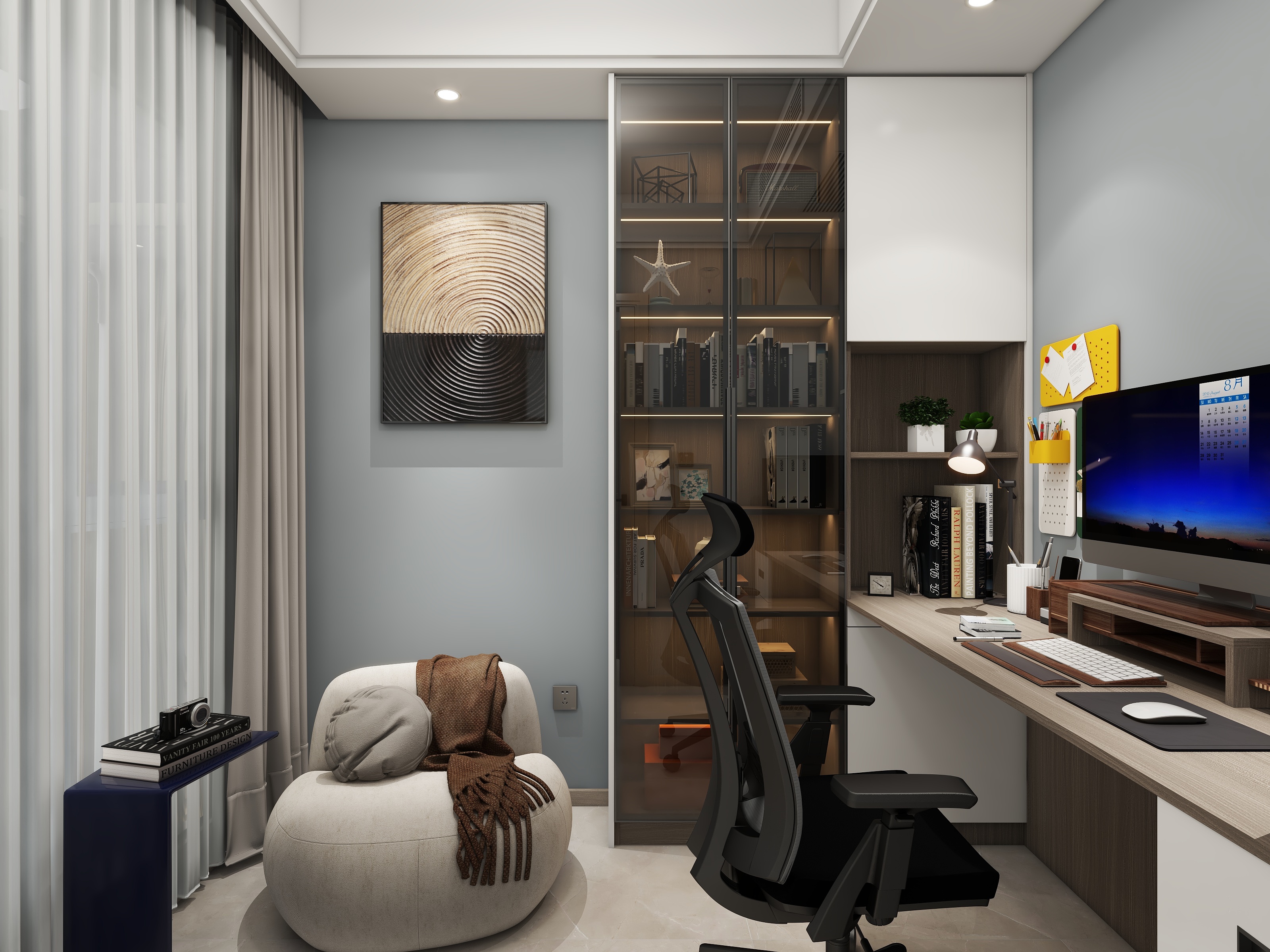 胡军xy-142㎡二层装修效果图