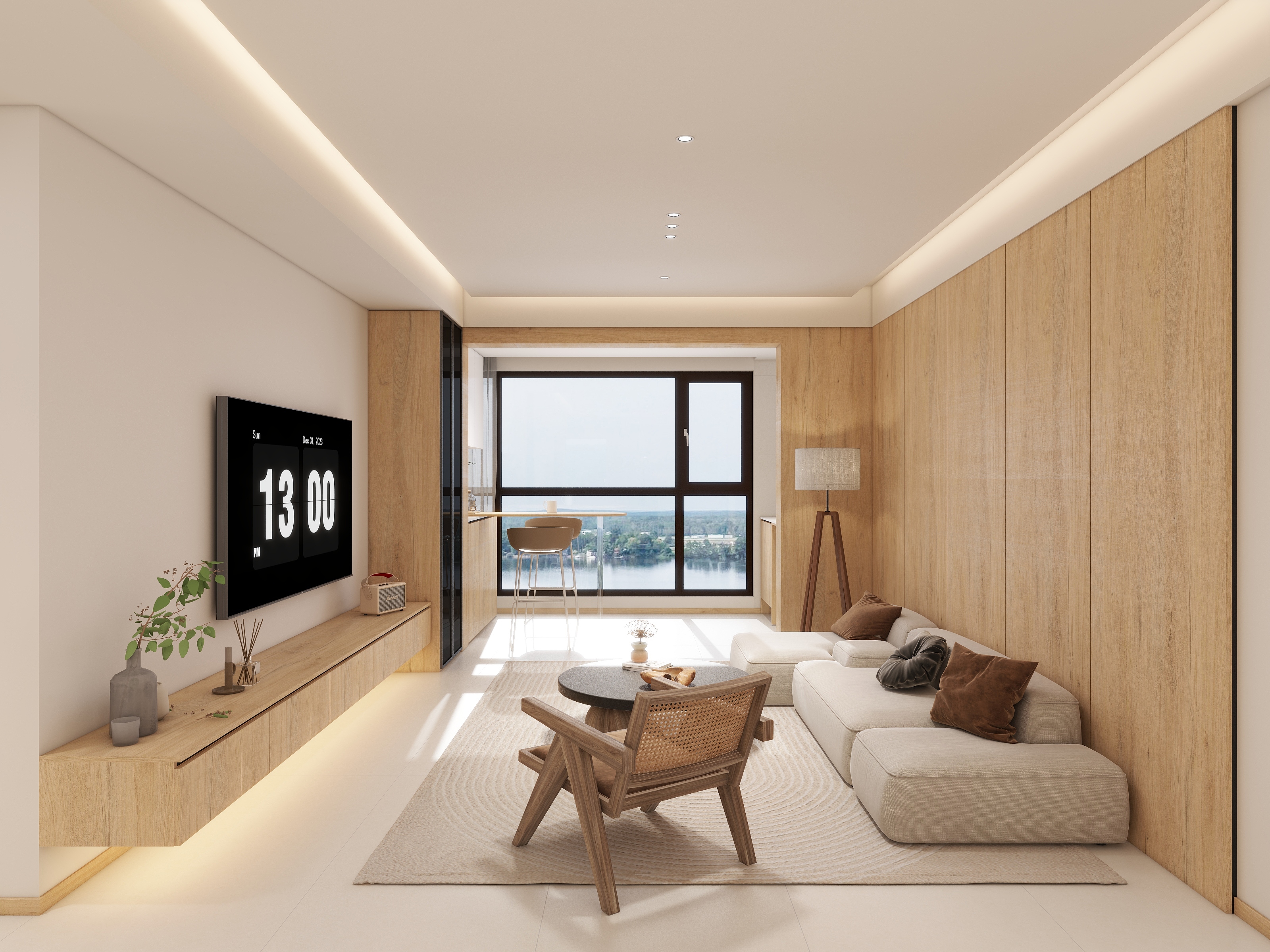 Ansel軒-《甜筒》现代简约设计方案-高新云璟-装修设计方案