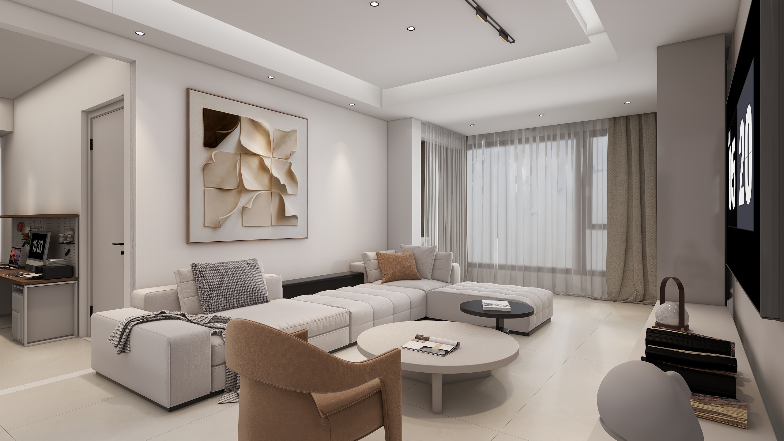 白老师3D设计-118㎡4室-装修设计方案