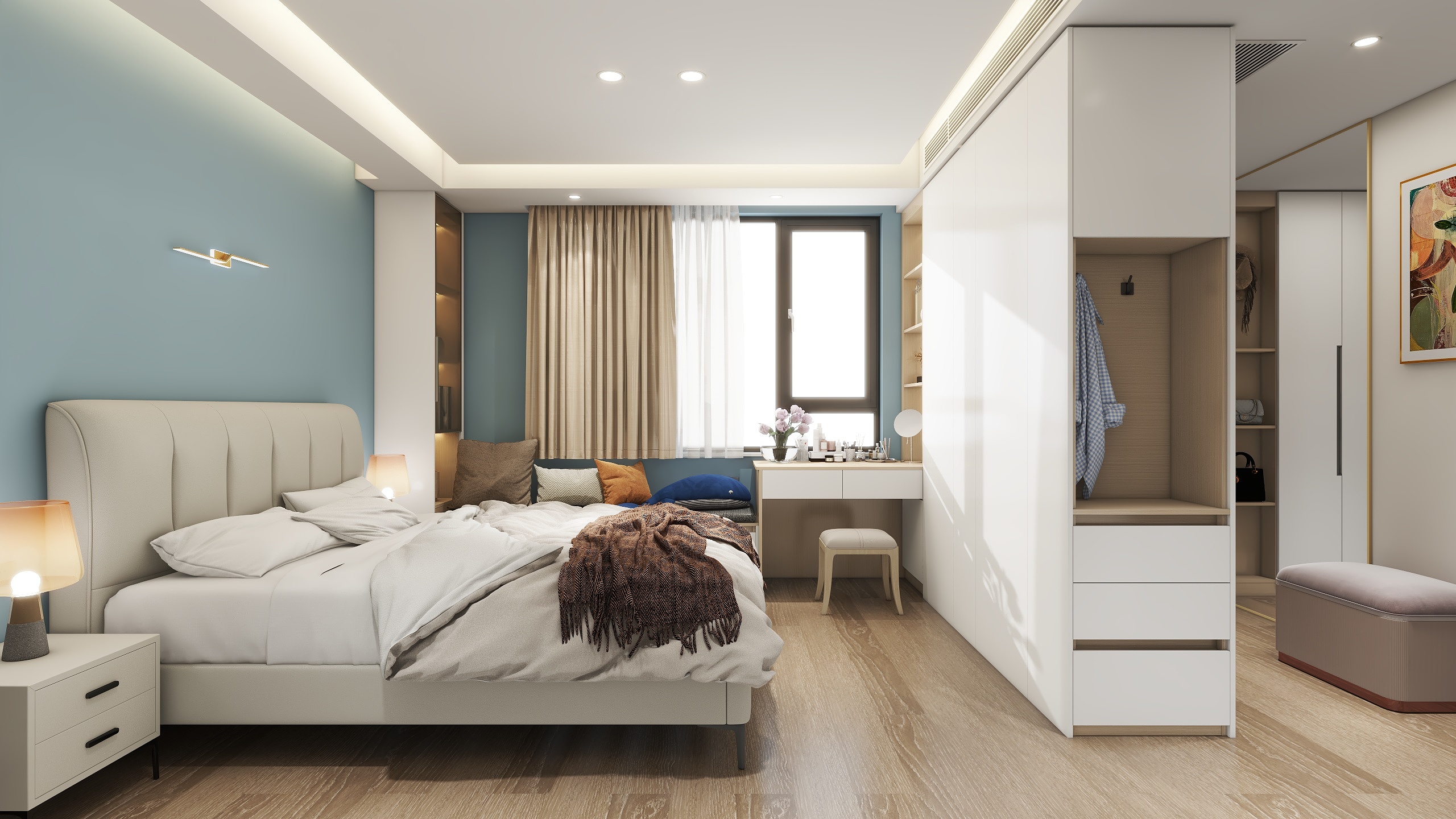 胡军xy-142㎡二层装修效果图