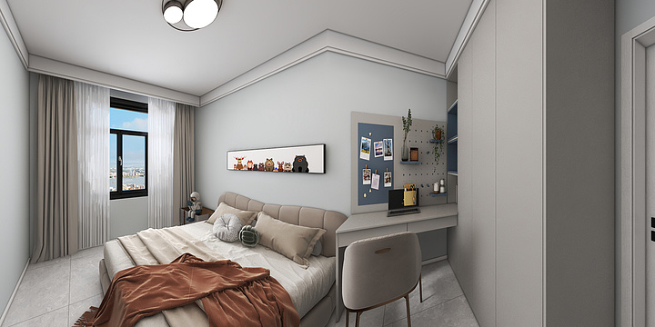 高杨19103310907-如意城145㎡3室-装修设计方案