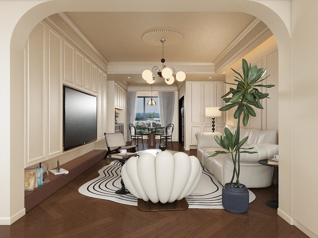 设计部一何昌蓉-华润中山府-法式复古-装修设计方案